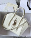 Givenchy Mini Antigona Lock Bag in Box Leather White 2021