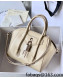Givenchy Mini Antigona Lock Bag in Box Leather Light Beige 2021