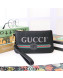 Gucci Leather Logo Web Pouch 526886 Black 2022