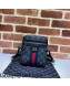 Gucci x Balenciaga BB Canvas Ophidia Shoulder Bag 680129 Black 2022