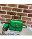 Gucci Leather Mini Top Handle Bag with Bamboo 686864 Green 2022