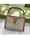 Gucci Padlock Small GG Canvas Shoulder Bag 498156 Beige/Brown 2022