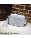 Gucci Soho Small Leather Interlocking G Tassel Disco Camera Bag 308364 White 2019