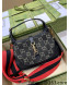 Gucci Jackie 1961 Mini Shoulder Bag in Black GG Denim Jacquard 685127 2022