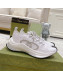 Gucci Run Sneakers in Interlocking G Knit Fabric White 2022 032543