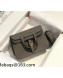 Hermes Halzan 25cm Bag in Togo Calfskin Leather Tinware Grey/Gold 2021 12