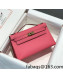 Hermes Kelly Pochette Bag 22cm Lipstick Pink/Gold  2022 17