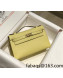 Hermes Kelly Pochette Bag 22cm Chick Yellow/Gold 2022 19