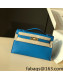 	 Hermes Kelly Pochette Bag 22cm Frida Blue/Gold 2022 05