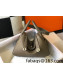 Hermes Lindy 30cm Bag in Grainy Calfskin Elephant Grey/Silver 2022