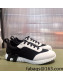 Hermes Bouncing Technical Canvas and Suede Sneakers White/Black 2022 032562