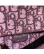 Dior Saddle Burgundy Oblique Canvas Pochette Pouch/Crossbody Bag 2020
