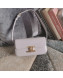 Celine Triomphe Shoulder Bag in Shiny Calfskin 194143 Lavender Grey 2022