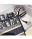 Dior Saddle Blue Oblique Canvas Pochette Pouch/Crossbody Bag 2020