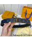 Louis Vuitton Monogram Eclipse Canvas Belt 4cm with Framed LV Buckle Black/Shiny Gold 2021 04