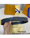 Louis Vuitton Belt 4cm with Framed LV Buckle Damier Graphite Canvas/Black 2021 09