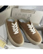 Golden Goose GGDB Space-Star Sabot Sneakers in Tobacco-Colored Suede 05