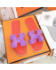Hermes Oran Suede Flat Slide Sandals Purple/Orange 2021 15