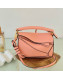 Loewe Puzzle Mini Bag in Smooth Calfskin Peach Pink 2022 10173
