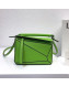 Loewe Puzzle Mini Bag in Smooth Calfskin Grass Green 2022 10173