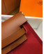 Hermes Herbag 31cm PM Double-Canvas Shoulder Bag Dark Red/Brown 