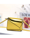 Loewe Puzzle Mini Bag in Smooth Calfskin Yellow 2022 10173