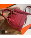 Louis Vuitton Sac Neo Alma BB Monogram Empreinte Leather Bag M44866 Red 2019