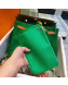 Hermes Herbag 31cm PM Double-Canvas Shoulder Bag Green/Mid-Coffee