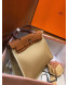 Hermes Herbag 31cm PM Double-Canvas Shoulder Bag Camel/Brown 