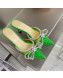 Mach & Mach TPU Heel Slide Sandals 6.5cm Green 2021 97