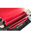 Saint Laurent Sunset Medium Shoulder Bag in Grained Leather Red 442906 2019