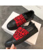 Givenchy 4G Webbing Sneakers in Leather Black/Red 2019