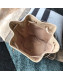 Celine Small C Charm Bucket Shoulder Bag/Backpack in Quilted Calfskin 188373 Nude 2019
