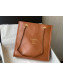 Chanel Calfskin Medium Shopping Bag AS2753 Caramel Brown 2021 TOP