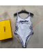 Fendi California Sky Swimwear White/Black 2022 