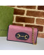 Gucci Horsebit 1955 Corduroy Wallet with Chain 621892 Pink 2021 