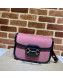Gucci Horsebit 1955 Corduroy Small Bag 602204 Pink 2021 