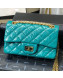 Chanel Quilted Aged Calfskin Small 2.55 Flap Bag A37586 Green 2019