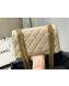 Chanel Quilted Aged Calfskin Small 2.55 Flap Bag A37586 Beige 2019