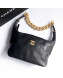 Chanel Calfskin Hobo Bag AS2910 Black 2021