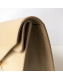 Burberry Small Leather TB Envelope Clutch Beige 2019