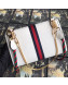 Gucci Rajah Leather Small Shoulder Bag 570145 White 2019