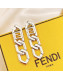 Fendi Chain Earrings Silver 2021 90