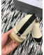 Prada Hemp Rope Knit Boot Espadrilles Gold 2019