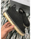 Prada Hemp Rope Knit Boot Espadrilles Black 2019