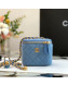 Chanel Denim Small Vanity with Chain and Ball AP1447 Light Blue 2022