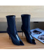 Gianvito Rossi Hiroko Lycra Fabric High Heel Ankle Boots 10.5 cm Black 2022