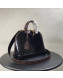 Louis Vuitton Alma PM Patent Lether Top Handle Bag M54395 Black 2019