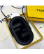 Fendi 12 Pro Phone Holder in Black Leather and Suede 2021 8526