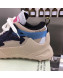 Off-White C/O ODSY-1000  Mesh and Calfskin Sneakers Beige 2019 (For Women and Men)